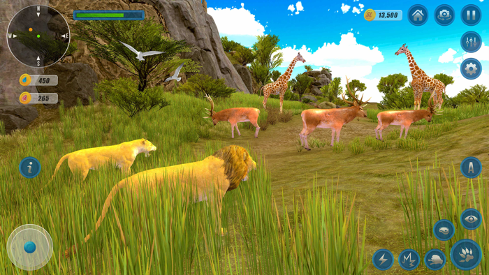 Snow Lion Animal Simulator