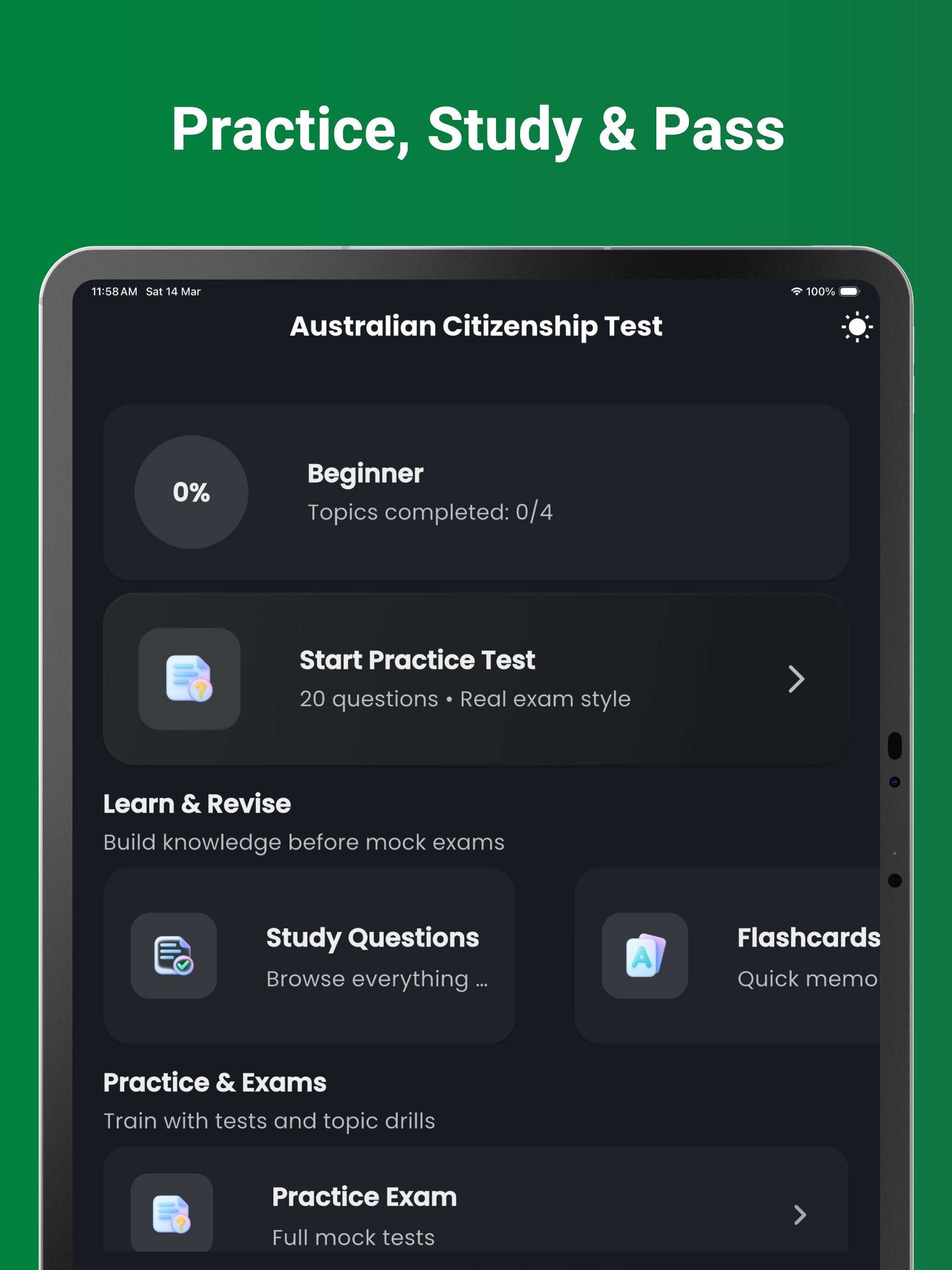 Australian Citizen Test Prep