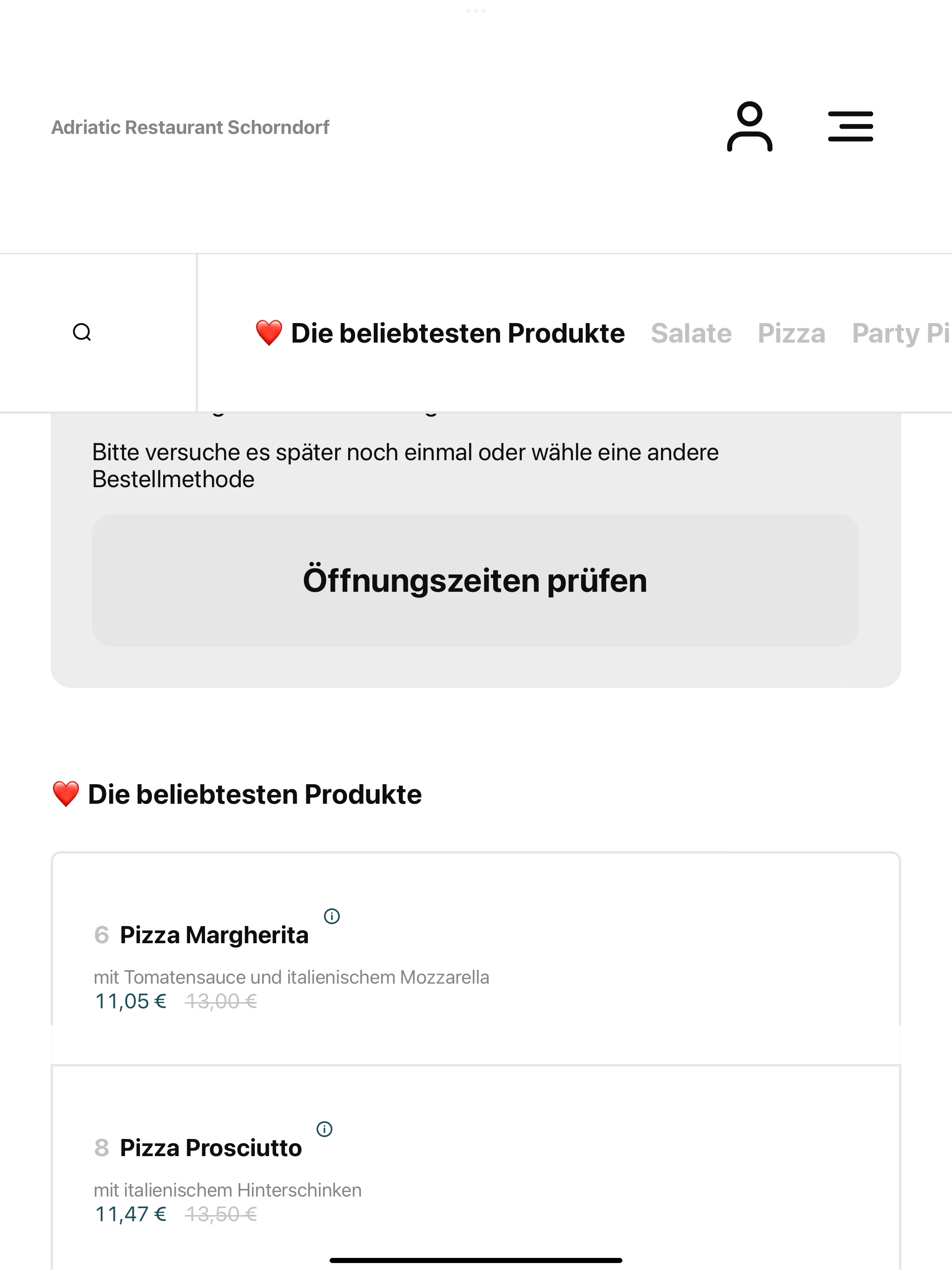 Adriatic Restaurant Schorndorf screenshot 7