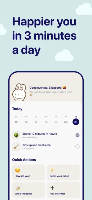 Hapbit: Self-care & Well-being screenshot 1