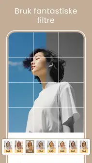 Grid layout for Instagram feed iphone bilder 1