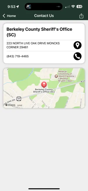 Berkeley County Sheriff SC screenshot 2
