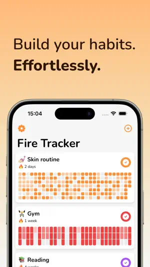 Fire Tracker. Build habits. screenshot 1
