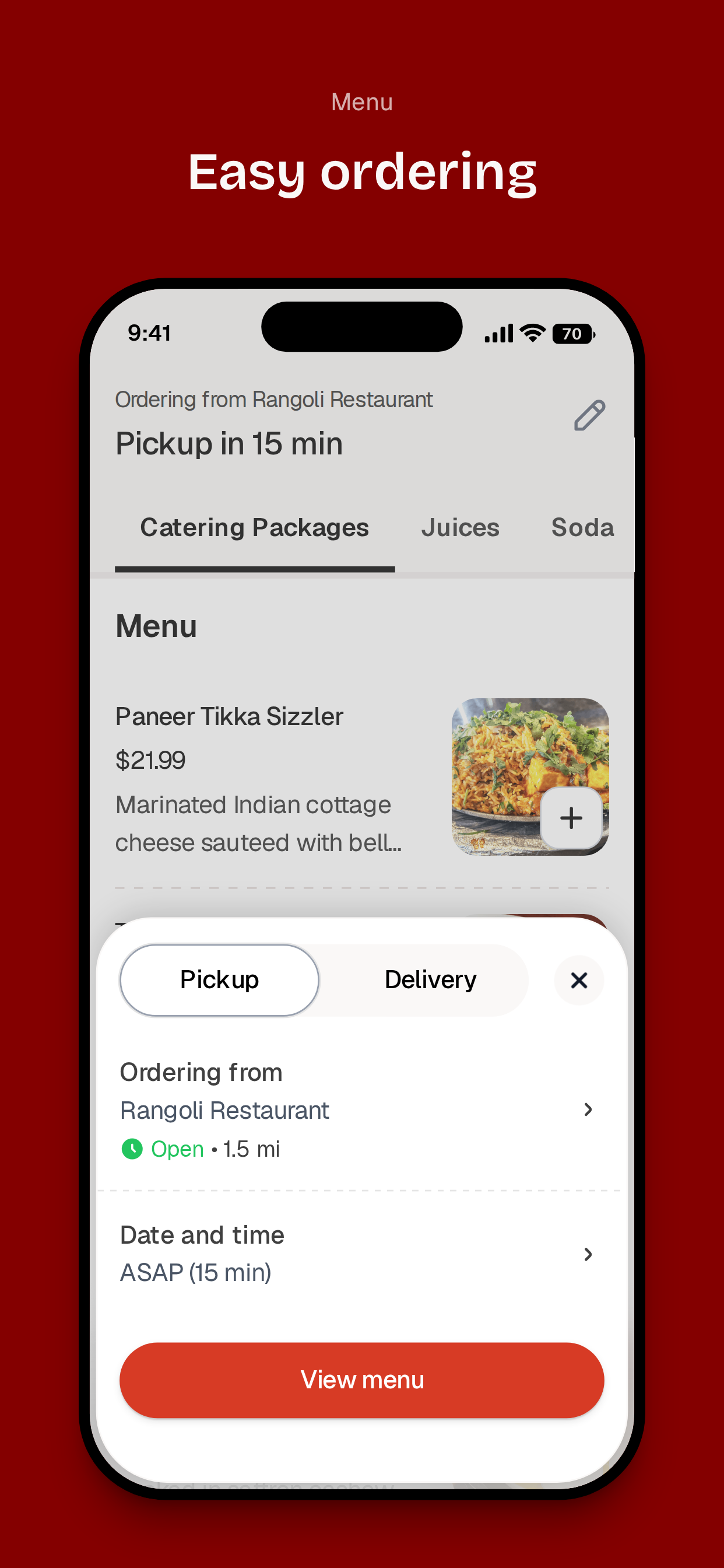 Rangoli Restaurant To Go screenshot 3