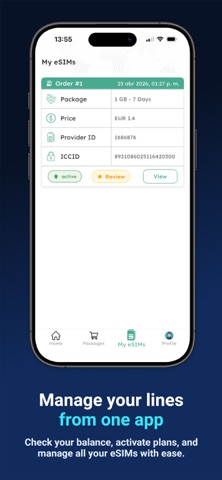 Etilion: Global eSIM Screenshot 4 of 6