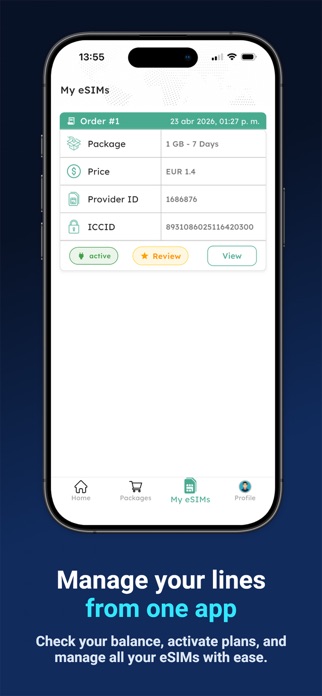 Etilion: Global eSIM Screenshot 4 of 6