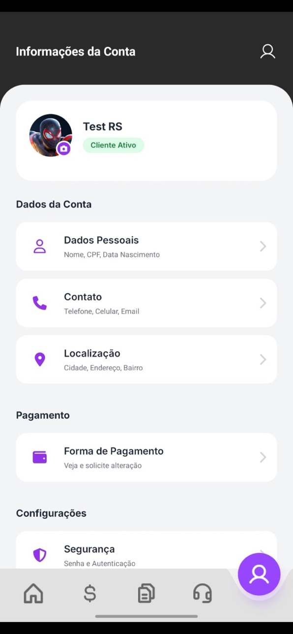 iPhone screenshot