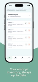 Fertily: Treatment Tracker screenshot