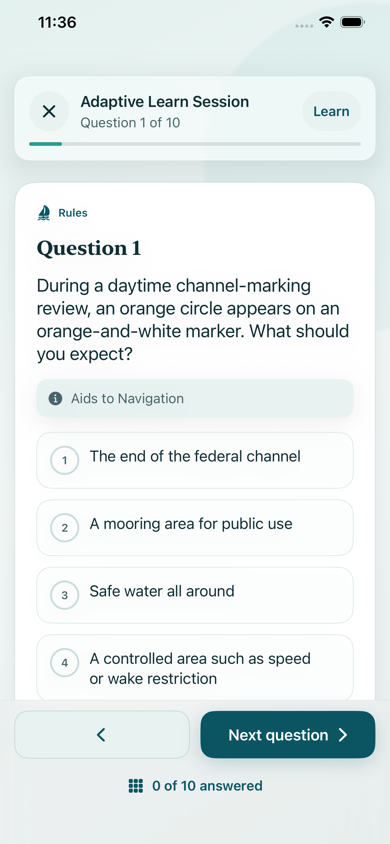 USA National Boater Exam screenshot 4