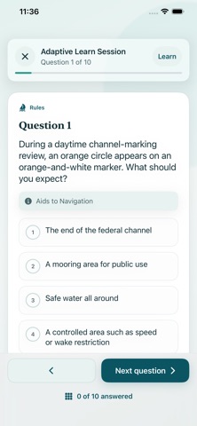USA National Boater Exam iPhone screenshot