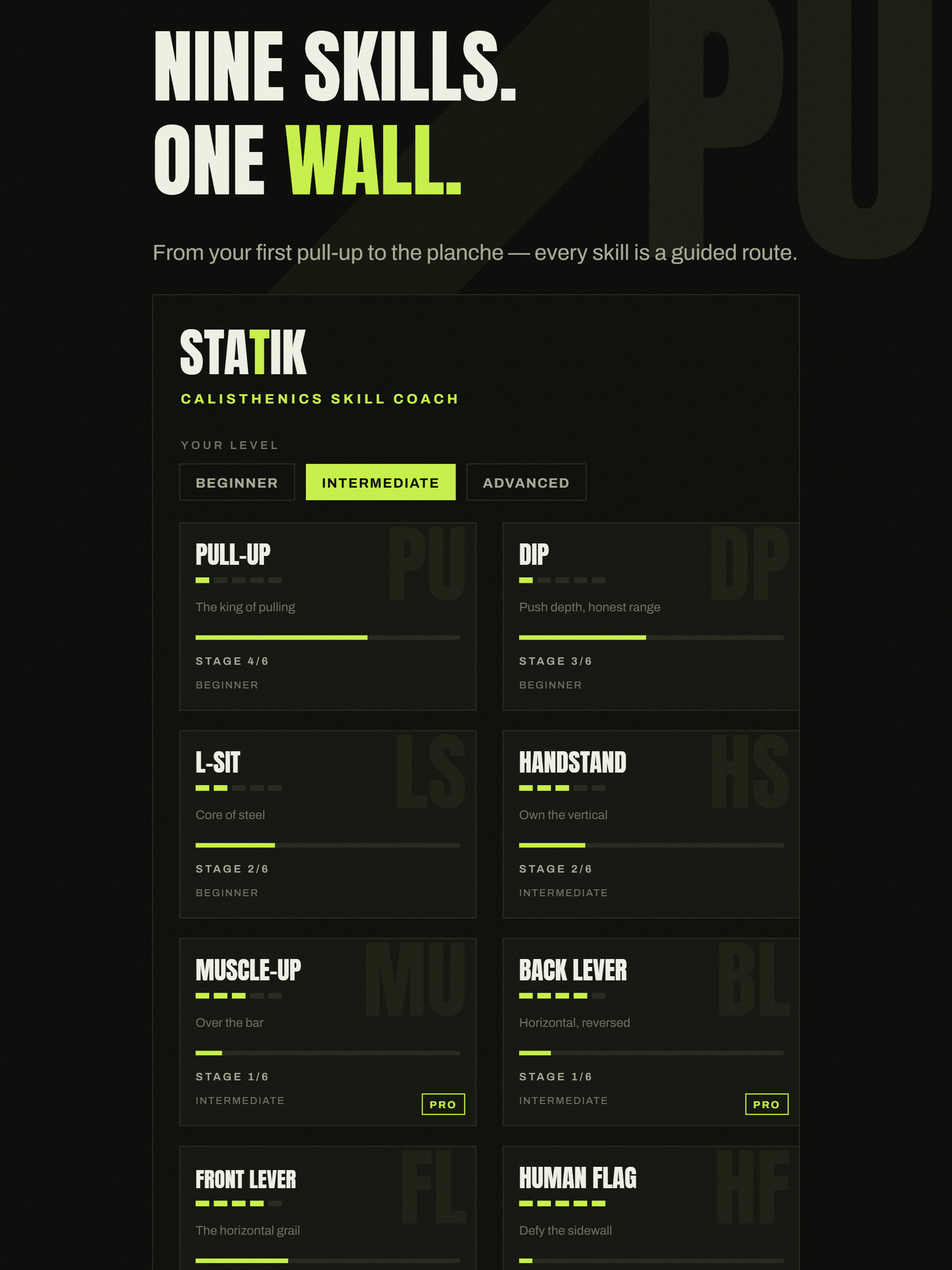 Statik – Calisthenics Coach screenshot 7