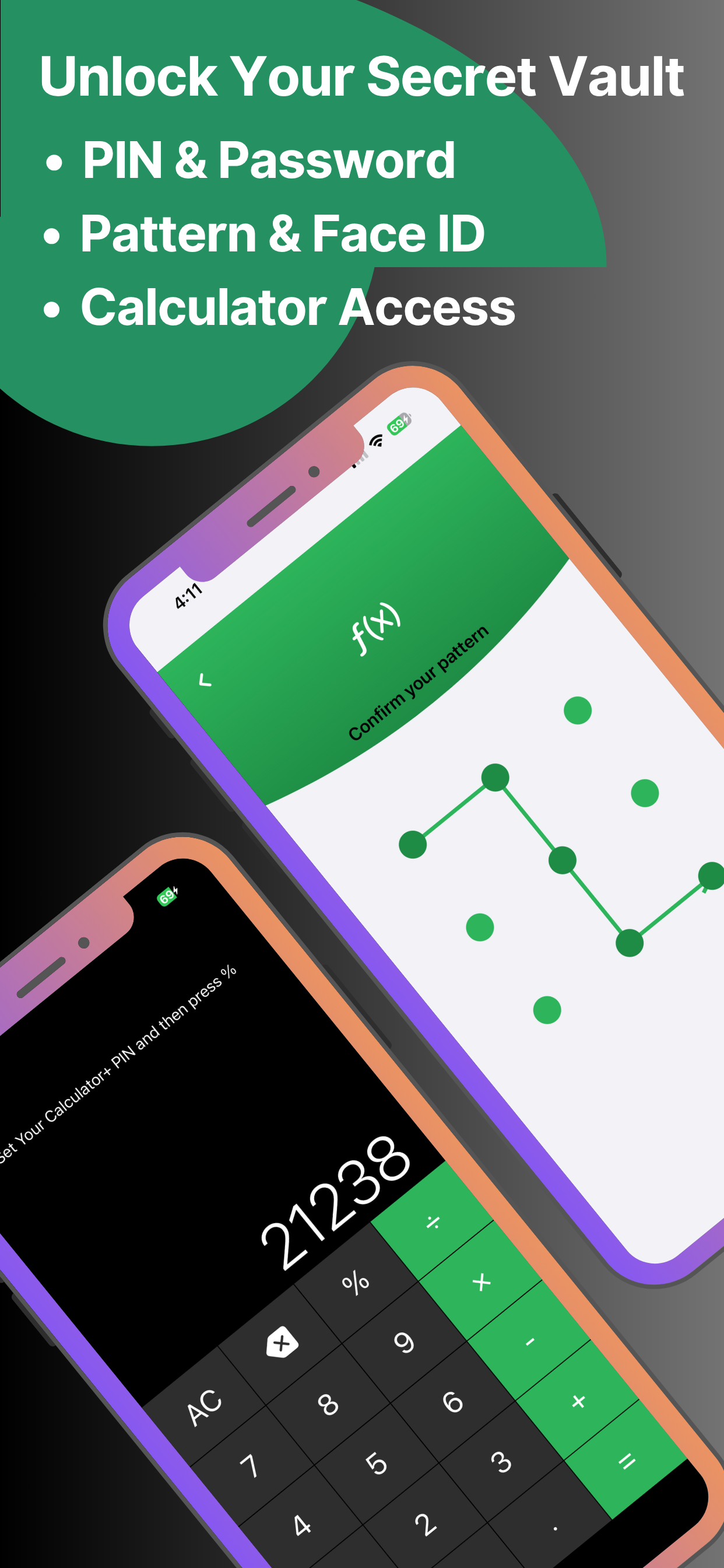 Calculator+ Hide Photos Videos screenshot 2