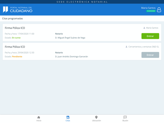 Screenshot #6 pour Portal Notarial del Ciudadano