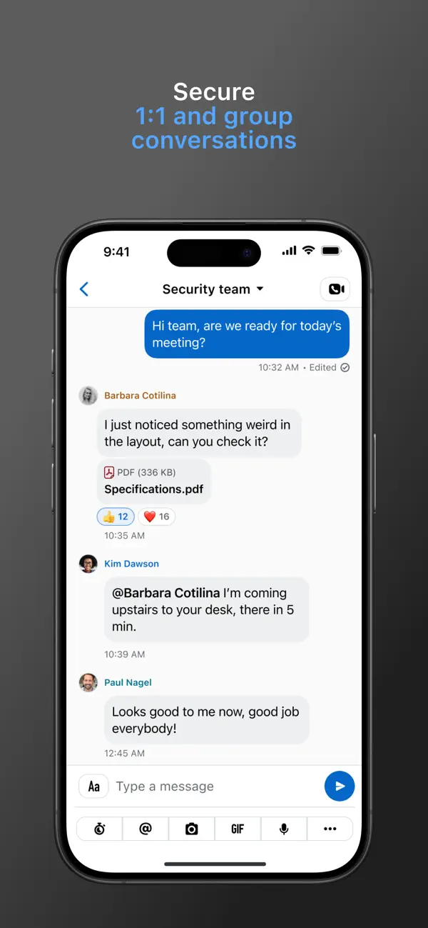 Screenshot #3 pour Wire • Secure Messenger