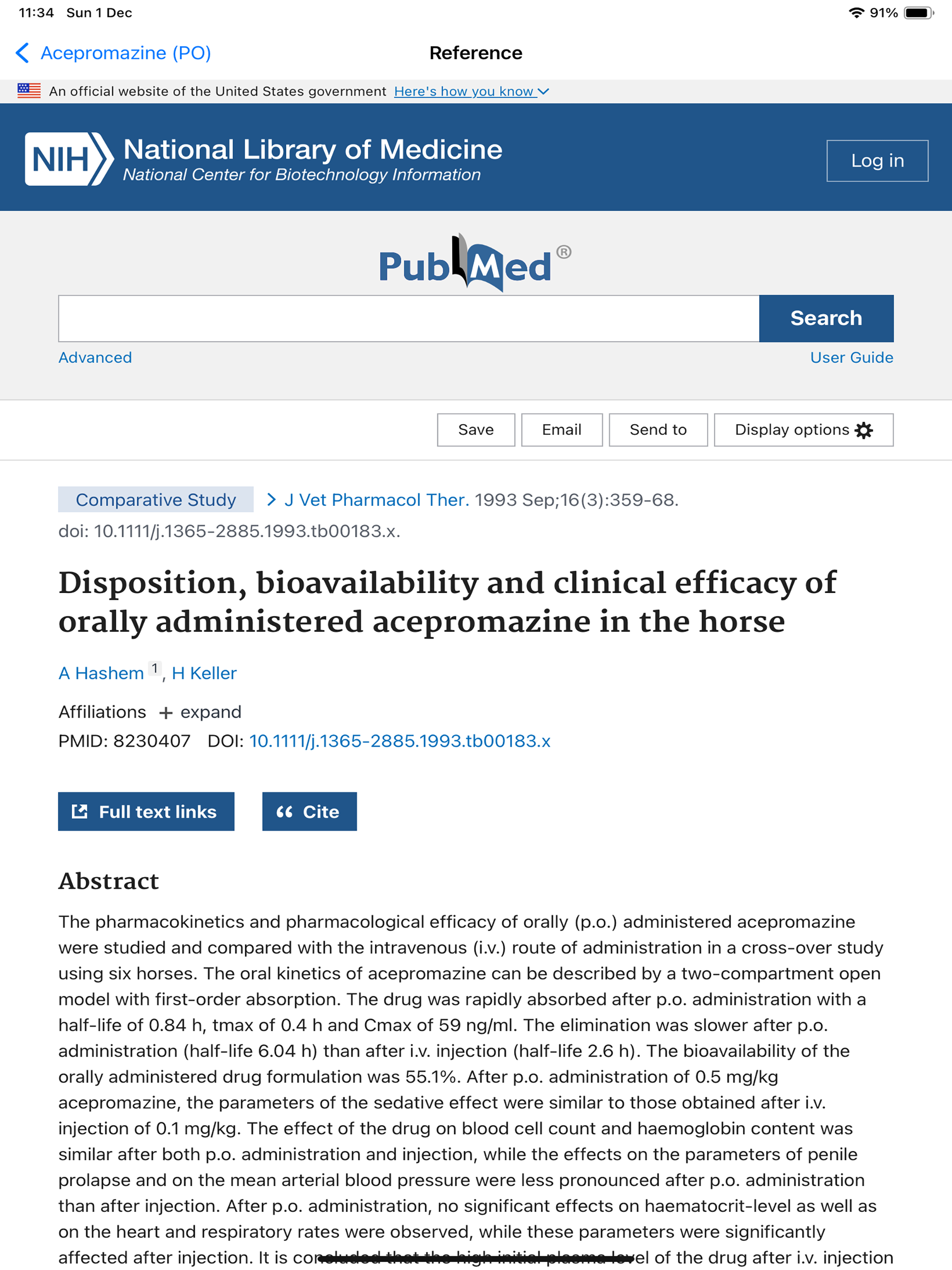 RRVP Equine Formulary