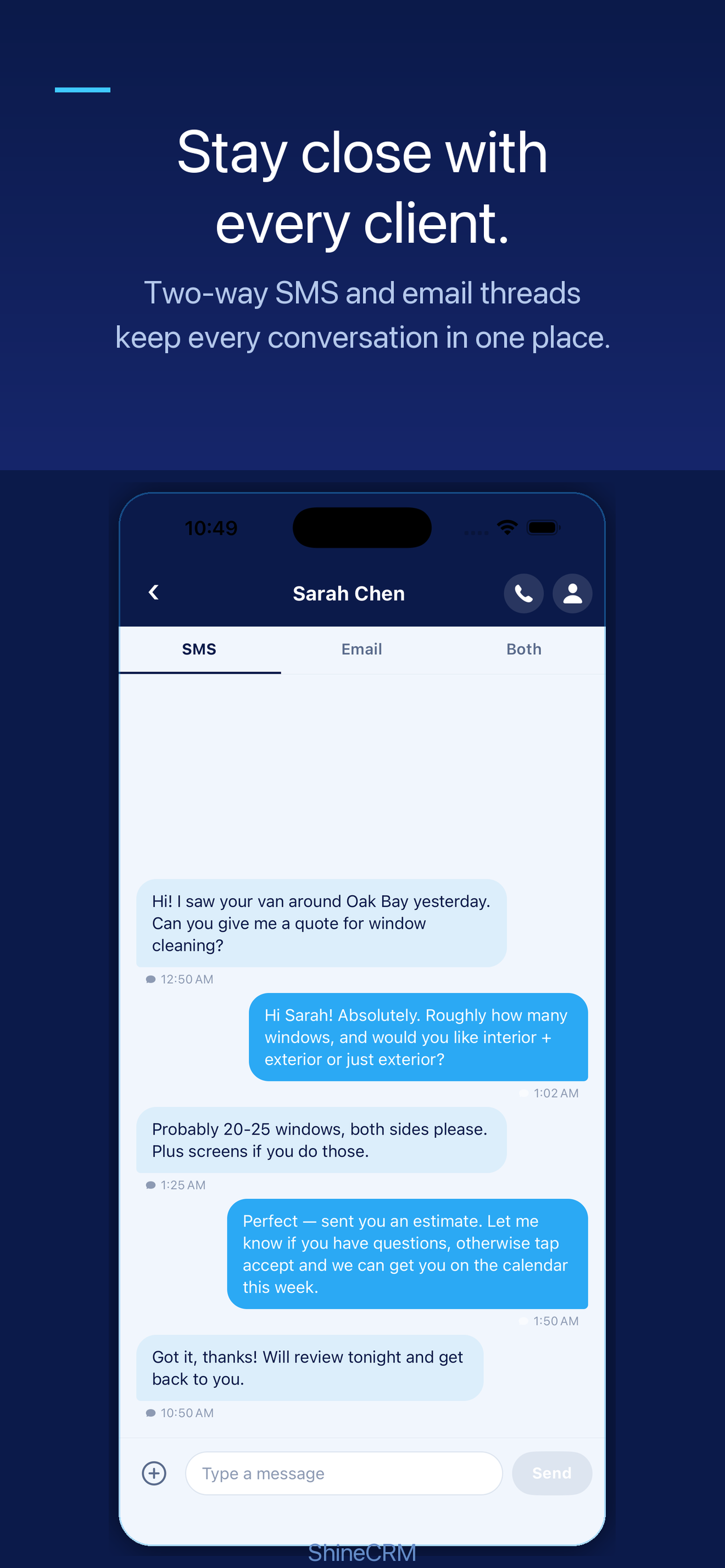 ShineCRM screenshot 3