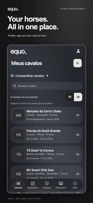Equo: Horse Management screenshot 1