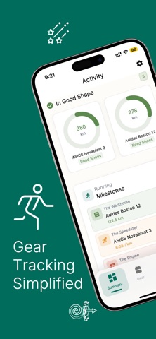 Getra: Gear Wear Tracker Screenshot 1 of 6