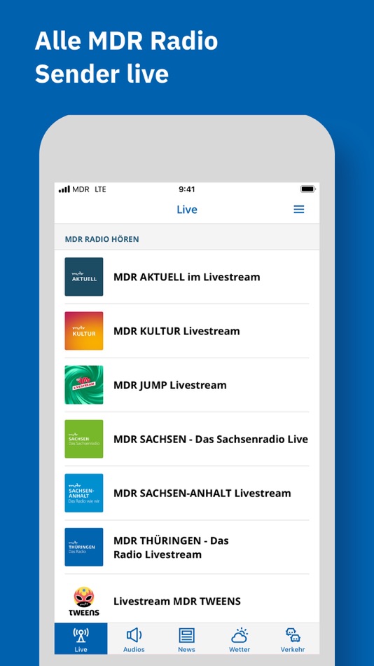 #3. MDR Audio (iOS) By: Mitteldeutscher Rundfunk