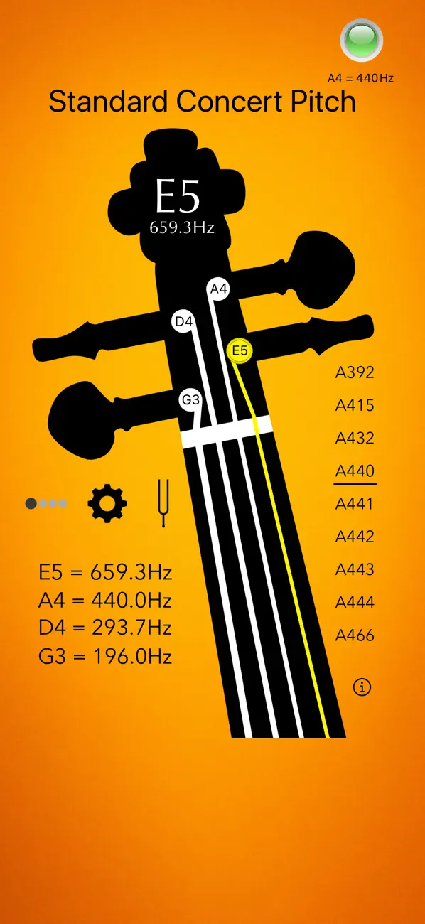 Screenshot #1 pour Accordeur de Violon