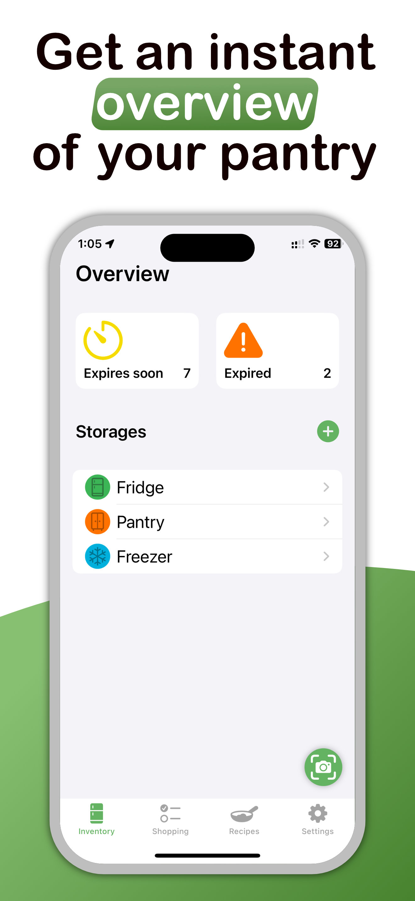 Kitchen & Pantry Tracker