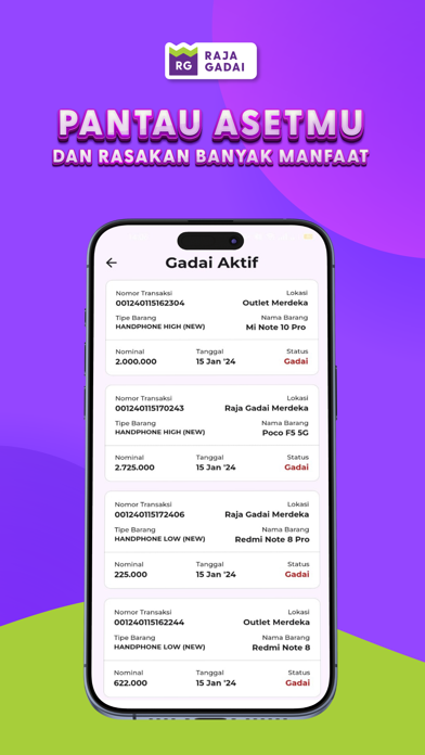 MyRG - Raja Gadai App iPhone screenshot 2
