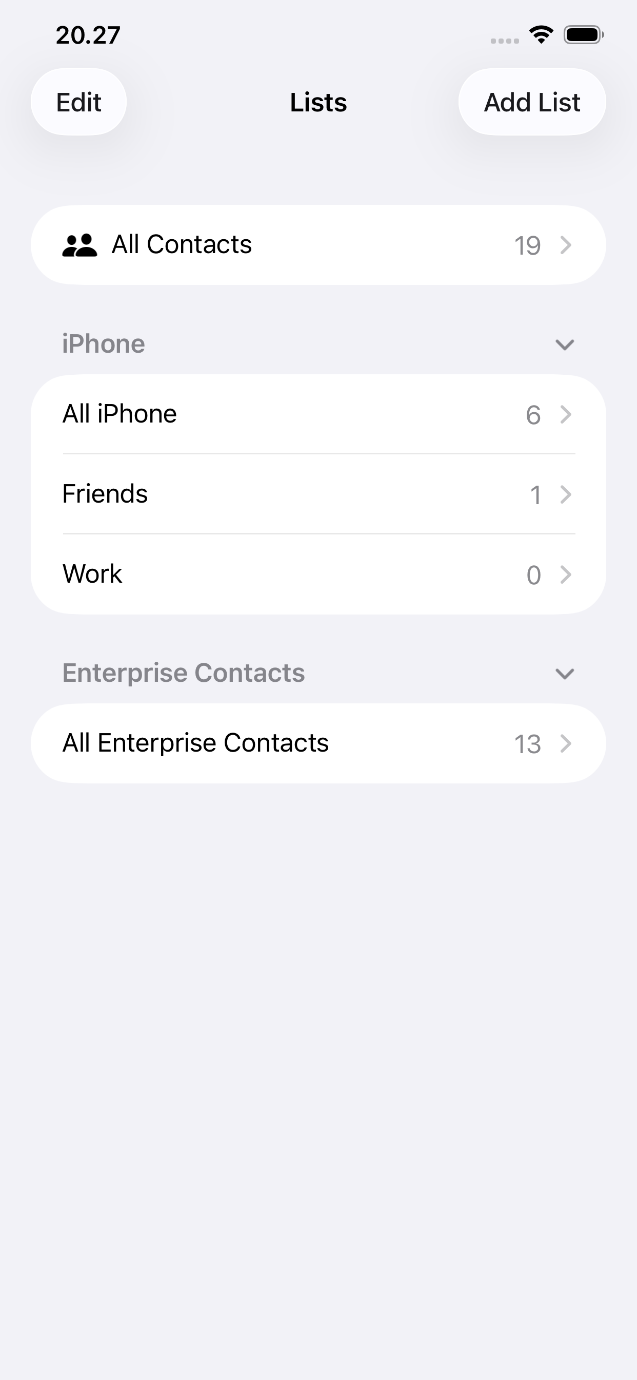 Enterprise Contacts screenshot 8
