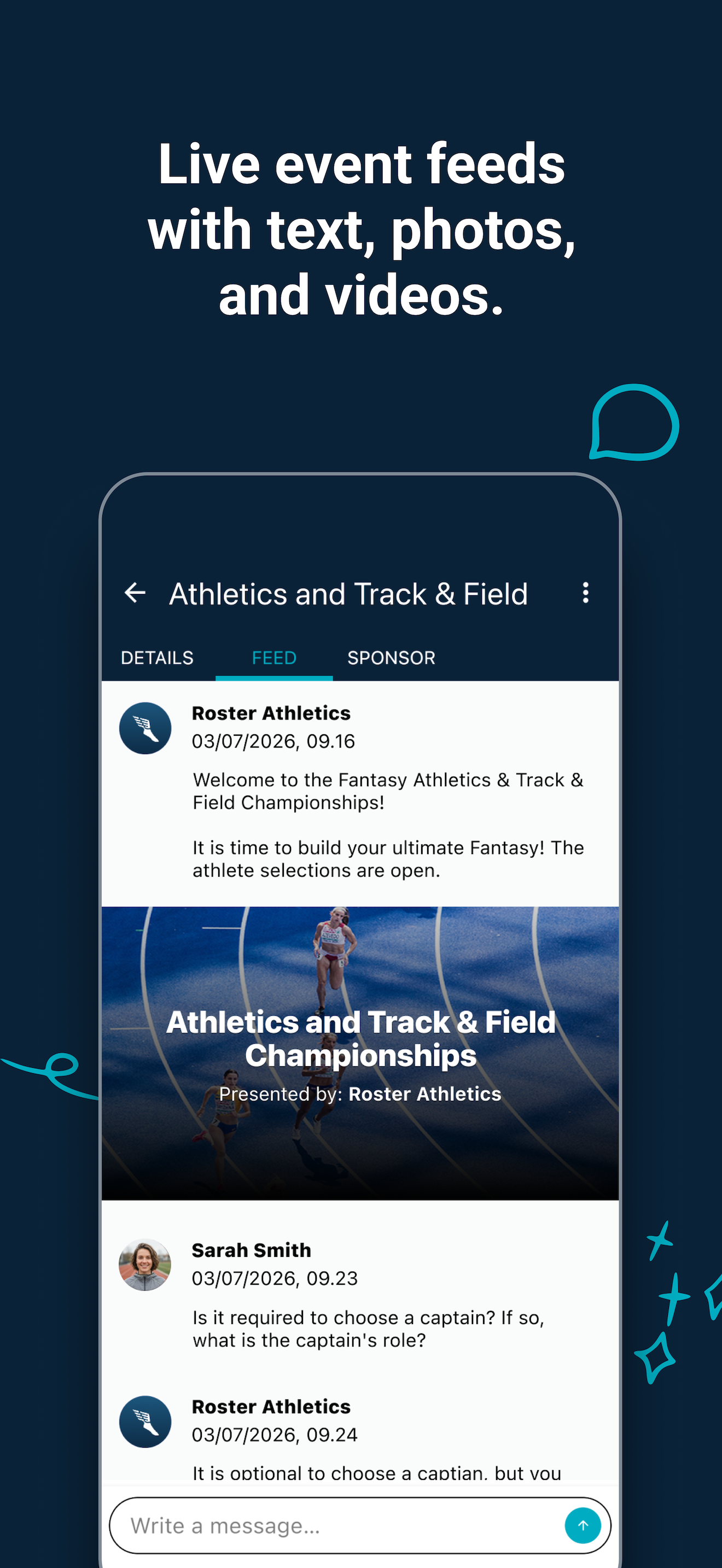 Roster Athletics & Road Races screenshot 6