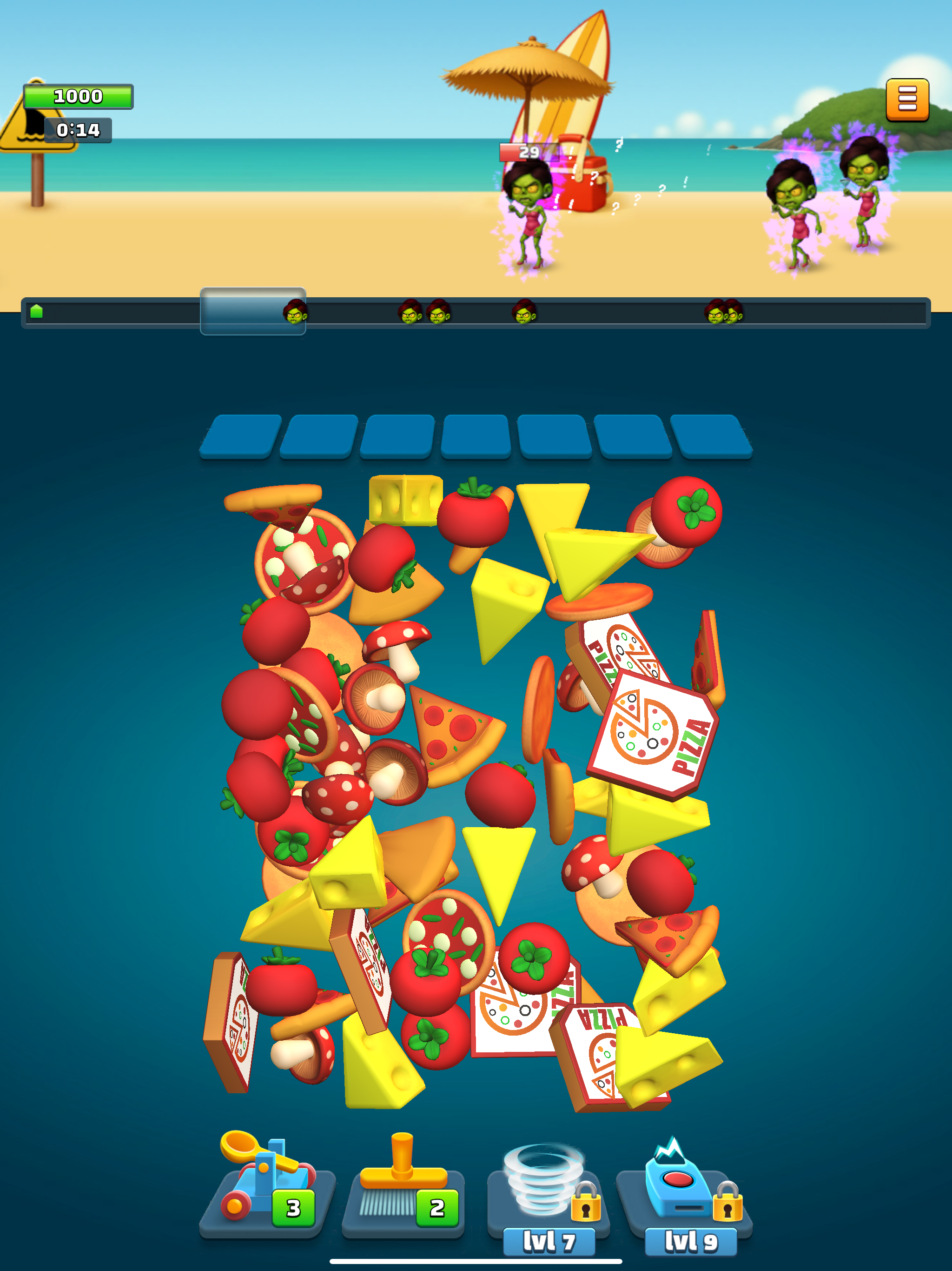 Zombie Match 3D