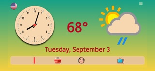 Maziance Dementia Clock screenshot