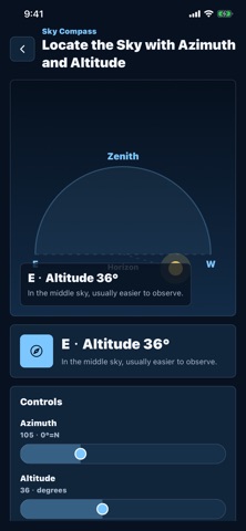 iFox Observatory iPhone screenshot