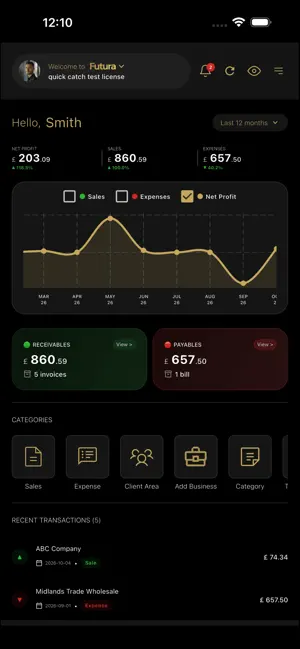 Futura Business Software screenshot 2