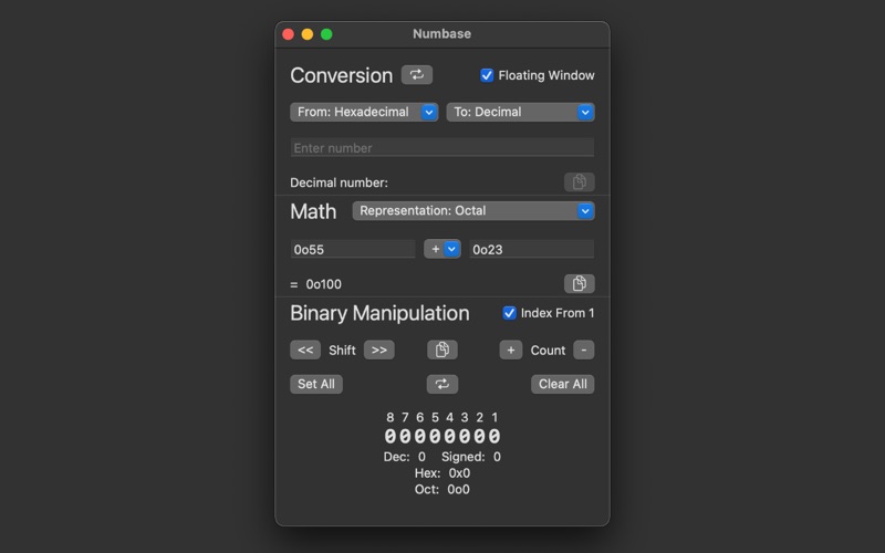 Numbase screenshot