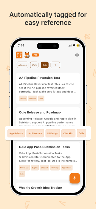 Odie: AI Voice Notes Screenshot 4 of 5