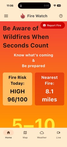 Fire Watch and Alerts Screenshot 1 of 5