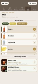 The Bartender App screenshot