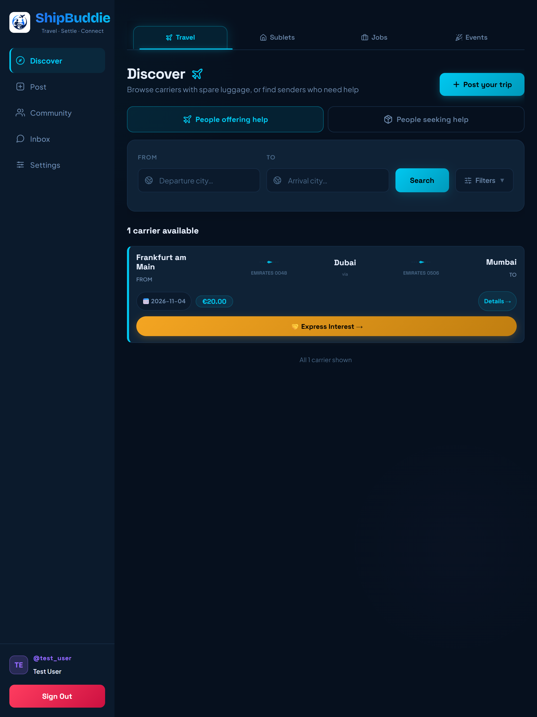 ShipBuddie - Expat Network screenshot 11