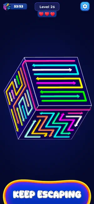 Arrow Cube: 3D Puzzle screenshot 2