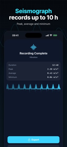 Vibration Meter - EMF Meter Screenshot 3 of 6