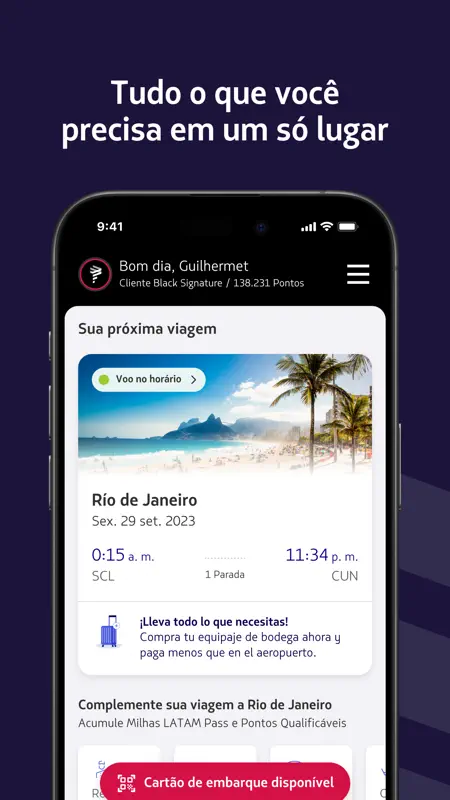 LATAM: Voos, Hotéis, Carros screenshot 1 of 6