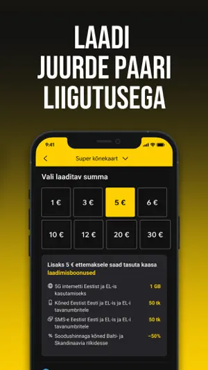 Super Kõnekaart ja Travel eSIM screenshot 3