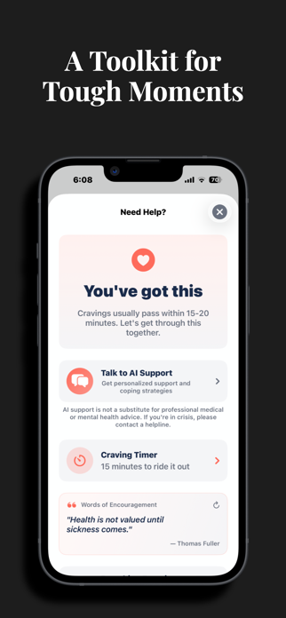 Clear Days : Sobriety Tracker Screenshot 6 of 8
