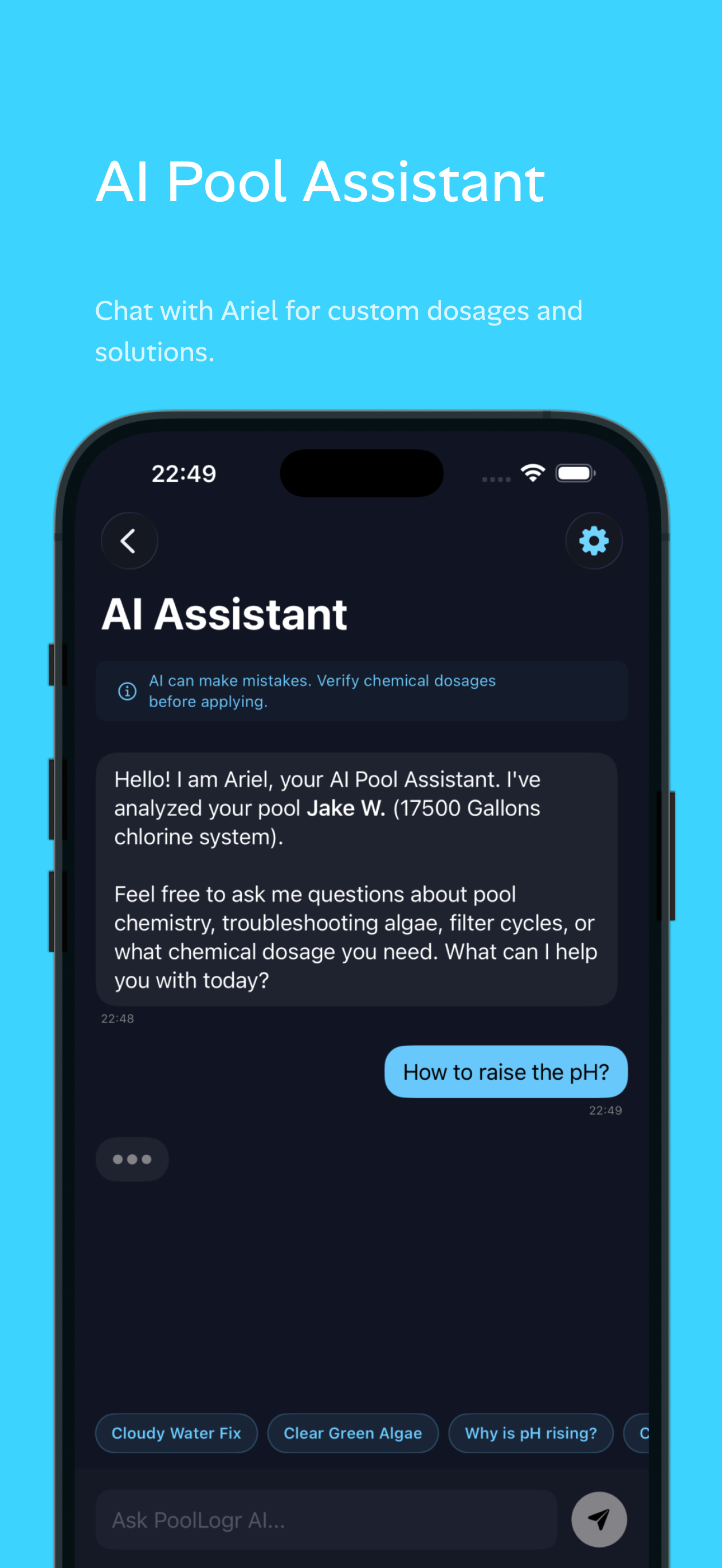Smart Water Care - PoolLogr screenshot 3