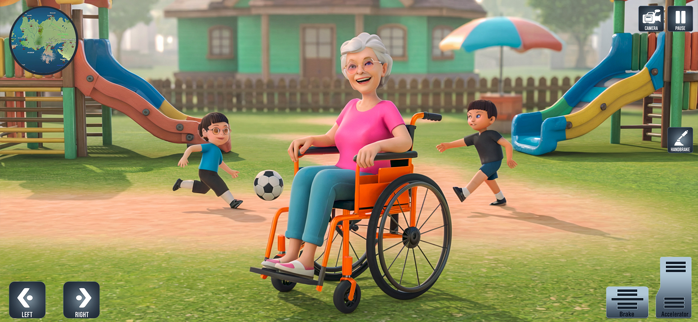 Granny Wheelie Driving Game