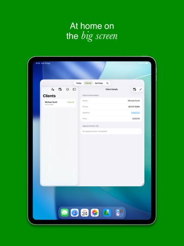 ClientBase: Jobs & Scheduling iPad screenshot