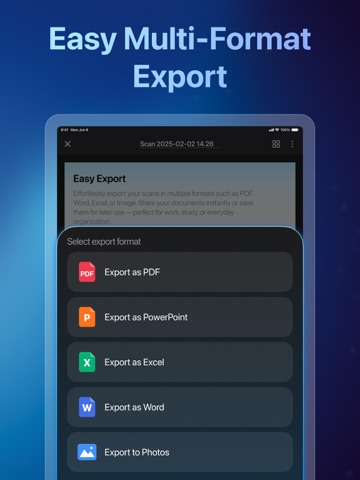 Ora Scanner: Doc & Pdf Scanner iPad screenshot