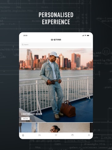 G-STAR Premium Denim iPad screenshot 1