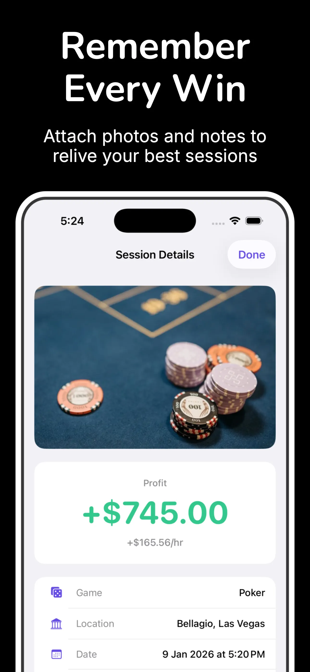 #4. Gambling Tracker (iOS) De: Nicolas Gustavo Melian