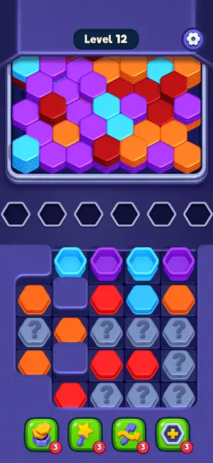Hexa Fall: Color Sort screenshot 5