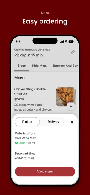 Cafe Wing Max screenshot 3